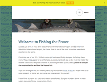 Tablet Screenshot of fishingthefraser.com